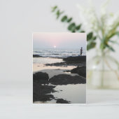 Carte Postale coucher de soleil à Goa (Debout devant)