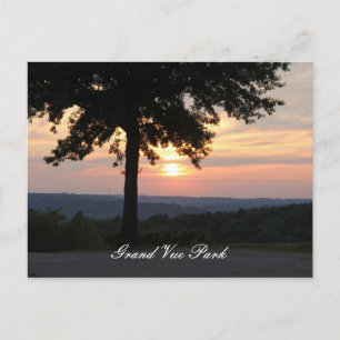 Carte Postale Coucher de soleil à Grand Vue Park II
