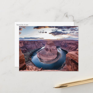 Carte Postale Coucher de soleil à Horsehoe Bend