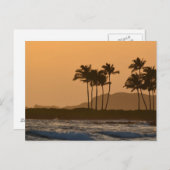 Carte Postale Coucher de soleil à Kauai (Devant / Derrière)