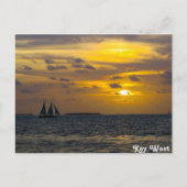Carte Postale Coucher de soleil à Key West (Devant)