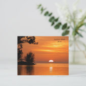 Carte Postale Coucher de soleil à Key West, Floride (Debout devant)