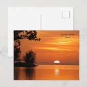 Carte Postale Coucher de soleil à Key West, Floride (Devant / Derrière)