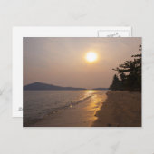 Carte Postale Coucher de soleil à Koh Chang en Thaïlande (Devant / Derrière)