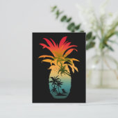 CARTE POSTALE COUCHER DE SOLEIL À L'ANANAS (Debout devant)