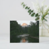 Carte Postale Coucher de soleil à moitié dôme dans le parc natio (Debout devant)