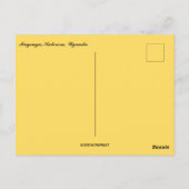 Carte Postale Coucher de soleil à Muyenga Katerera Ouganda (Dos)