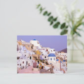 Carte Postale Coucher de soleil à Oil, Santorin 2 (Debout devant)