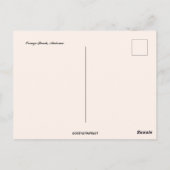 Carte Postale Coucher de soleil à Orange Beach Baldwin Comté Ala (Dos)