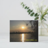 Carte Postale Coucher de soleil à Pakse (Debout devant)