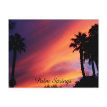 Coucher de soleil à Palm Springs