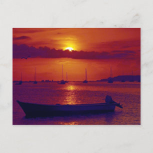 Carte Postale Coucher de soleil à Puerto la Cruz, Venezuela