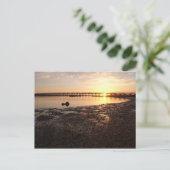 Carte postale : Coucher de soleil à Quinta do Lago (Debout devant)