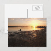 Carte postale : Coucher de soleil à Quinta do Lago (Devant / Derrière)