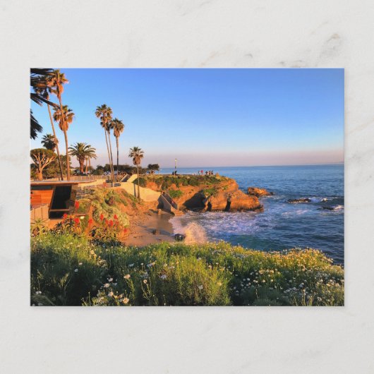 Carte Postale Coucher de soleil à San Diego (Devant)