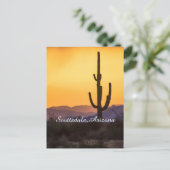 Carte Postale Coucher de soleil à Scottsdale avant la tempête (Debout devant)