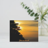 Carte Postale Coucher de soleil à Shenandoah (Debout devant)