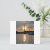 Carte Postale Coucher de soleil à Southport (Debout devant)