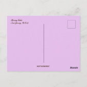 Carte Postale Coucher de soleil à Spring Lake New Jersey (Dos)