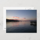 Carte Postale Coucher de soleil à Tacoma (Devant / Derrière)