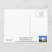 Carte Postale Coucher de soleil à Venice Beach (Dos)