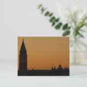 Carte Postale Coucher de soleil à Venise (Debout devant)