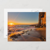 Carte Postale Coucher de soleil à Victoria Beach 2 (Devant / Derrière)