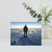 Carte Postale Coucher de soleil antarctique (Debout devant)