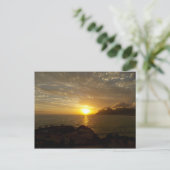 Carte Postale Coucher de soleil au Brésil (Debout devant)