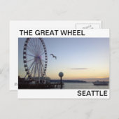 CARTE POSTALE COUCHER DE SOLEIL AU GRAND SIÈGE DE ROUE (Devant / Derrière)