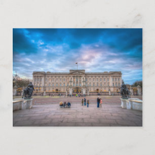 Carte Postale Coucher de soleil au Palais de Buckingham, Londres