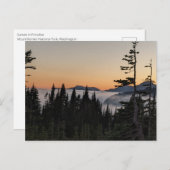 Carte Postale Coucher de soleil au Paradis, Parc national du Mon (Devant / Derrière)