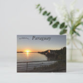 Carte Postale Coucher de soleil au Paraguay (Debout devant)
