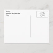 Carte Postale Coucher de soleil au parc national Big Bend, Texas (Dos)