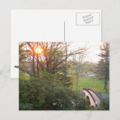 Carte Postale Coucher de soleil au Rainbow Bridge à Grove City C (Devant / Derrière)