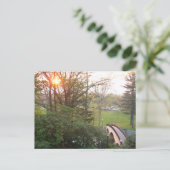 Carte Postale Coucher de soleil au Rainbow Bridge à Grove City C (Debout devant)