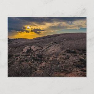 Carte Postale Coucher de soleil au rocher enchanté