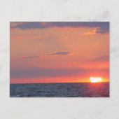 Carte Postale Coucher de soleil automnal à Sunset Beach, Cape Ma (Devant)