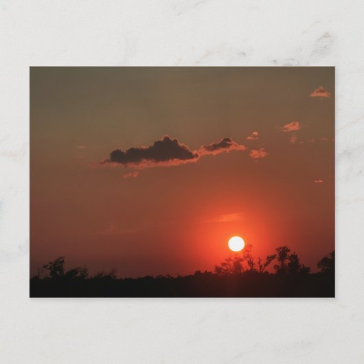 Carte Postale Coucher de soleil Biloxi (Devant)