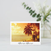 Carte postale coucher de soleil Bora Bora (Debout devant)