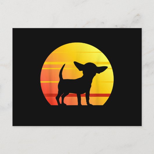 Carte Postale Coucher de soleil Chihuahua (Devant)