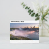 CARTE POSTALE COUCHER DE SOLEIL, CHUTES DE NIAGARA, CANADA (Debout devant)