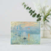 Carte Postale Coucher de soleil - Claude Monet (Debout devant)