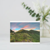 Carte Postale Coucher de soleil crageux Pinnacle (Debout devant)