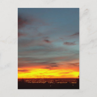 Carte Postale Coucher de soleil d'Albuquerque