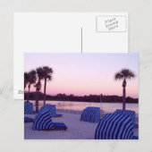 Carte Postale Coucher de soleil dans la Cabana (Devant / Derrière)