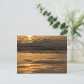 Carte Postale Coucher de soleil dans la mer (Debout devant)