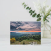 Carte Postale Coucher De Soleil Dans Le Bierzo (Debout devant)