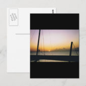 Carte Postale Coucher de soleil d'Aruba (Devant / Derrière)