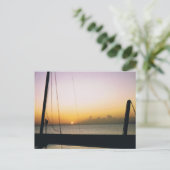 Carte Postale Coucher de soleil d'Aruba (Debout devant)